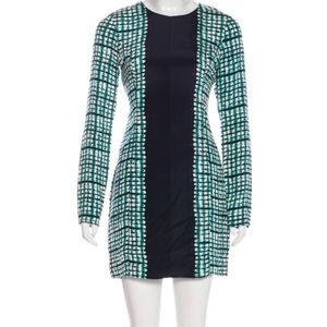 Parker long sleeve silk dress